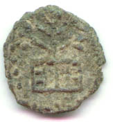 ancient Sri lankan tree swastika coin
