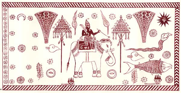Ancient Karava royal flag - Maha kodiya - Sri Lanka