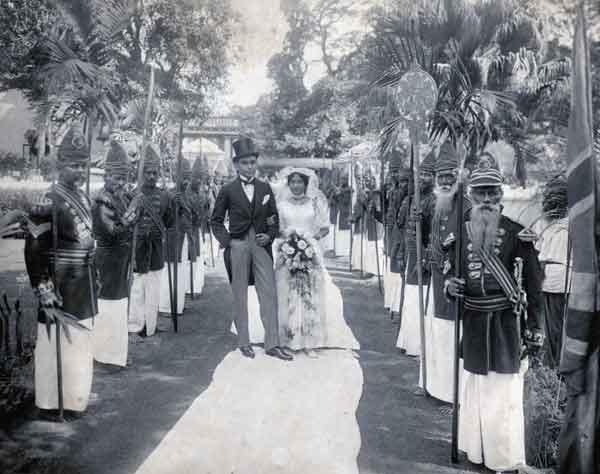 Wedding of Loius Pieris and Cecilia de Fonseka, Karava caste 1885
