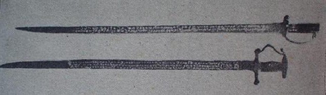 Ancient swords of Karava kings of Sri Lanka